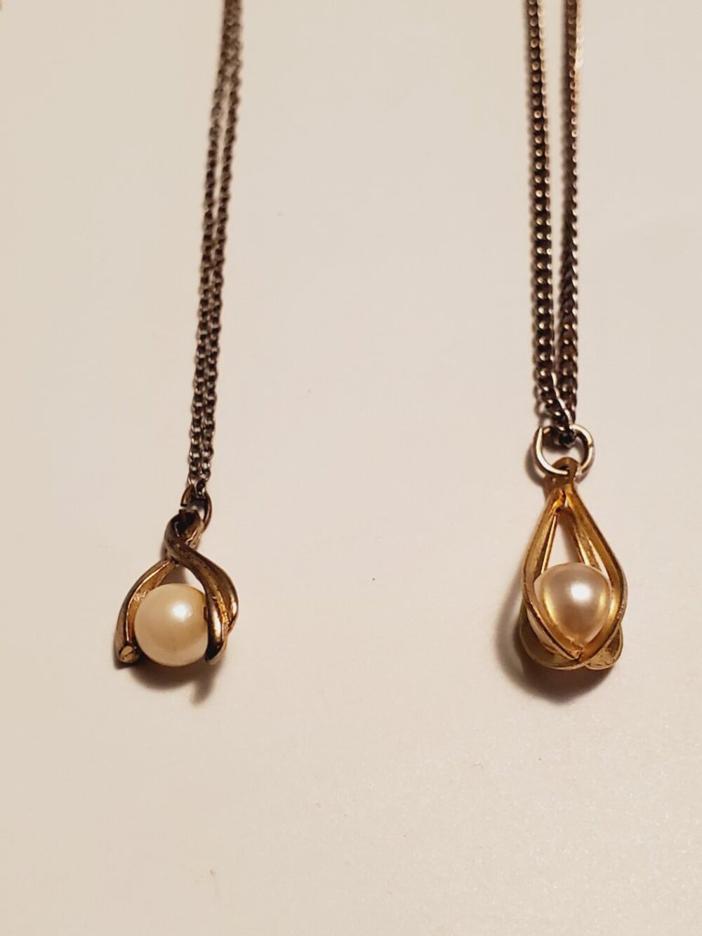 4 Necklaces, items # A 2344-2347, wt. 8 grams. - Picture 2 of 12